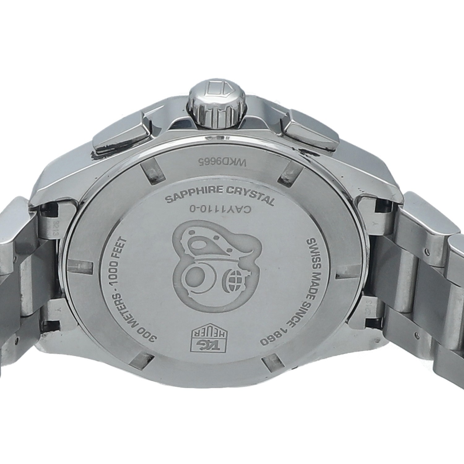 Tag Heuer CAY1110-0 Aquaracer Chrono 44 mm Steel Black Dial Quartz