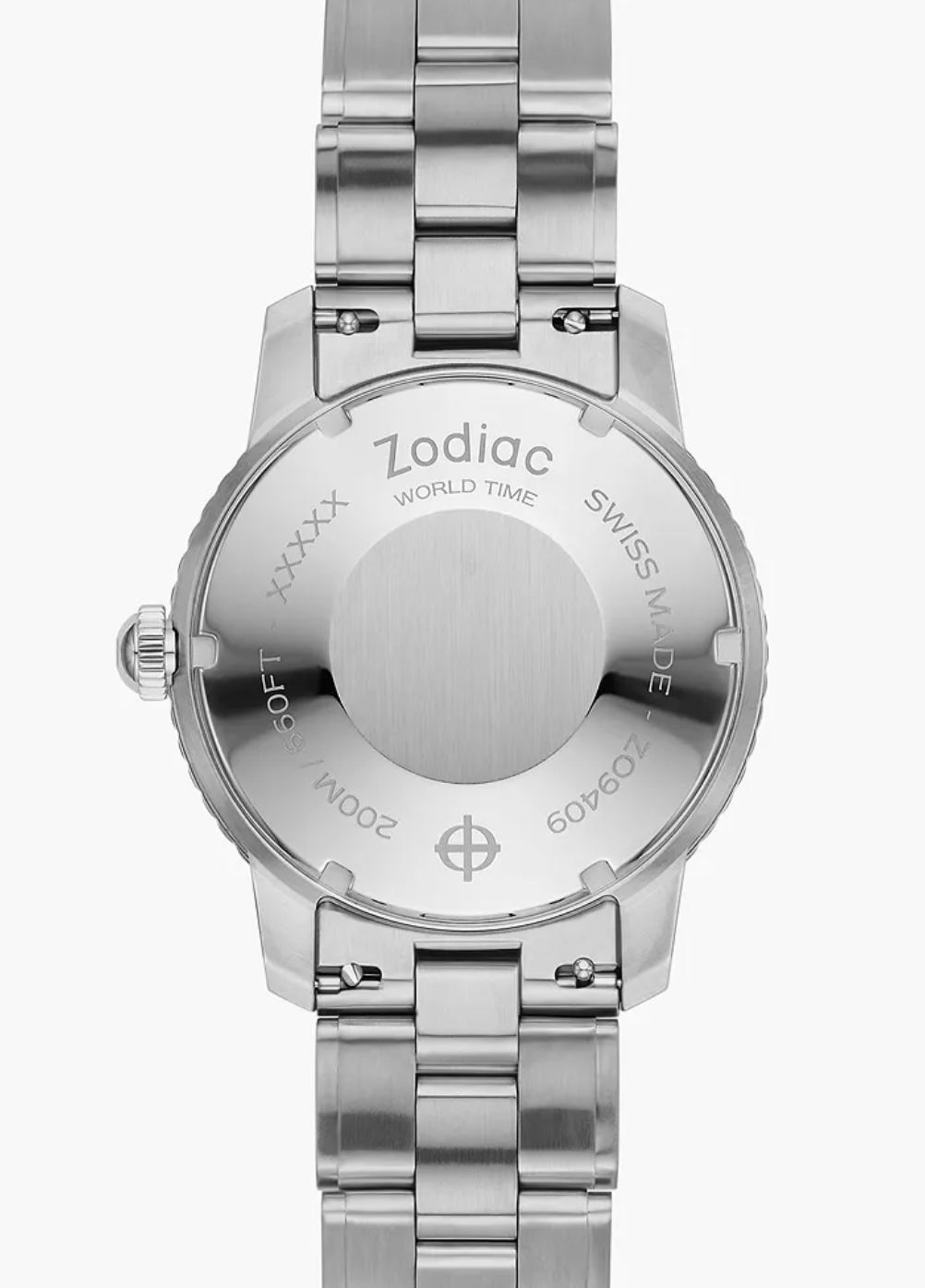 Zodiac ZO9409 Super Sea Wolf World Time GMT 40 mm Steel Automatic