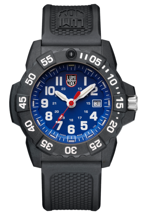 Luminox Navy Seal XS3503F Carbon Compound Black Blue 45mm Rubber Mens Watch 124913607840