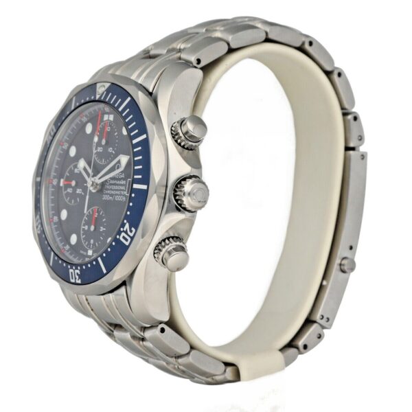Omega Seamaster Chronograph 42mm Blue Dial Stainless Steel Automatic Wrist Watch 133938623220 2