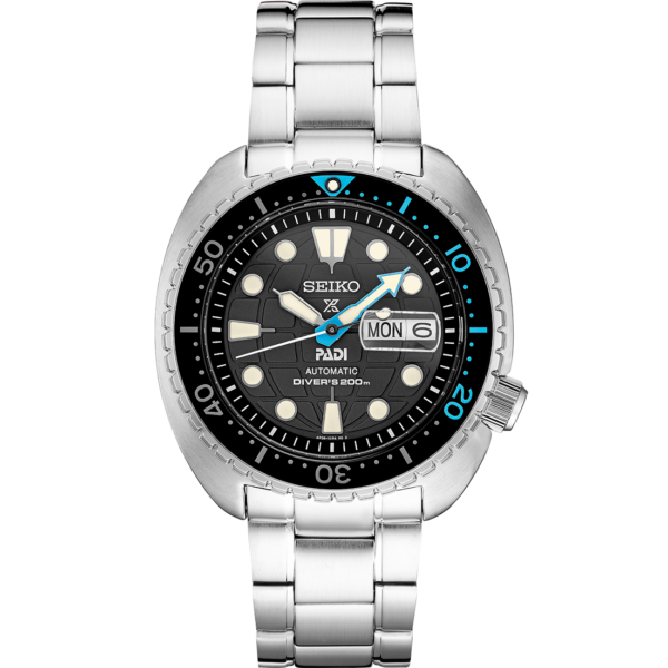 Seiko SRPG19 PADI Prospex 45mm Steel Black Blue Diver 200M Automatic Mens Watch 115160328120