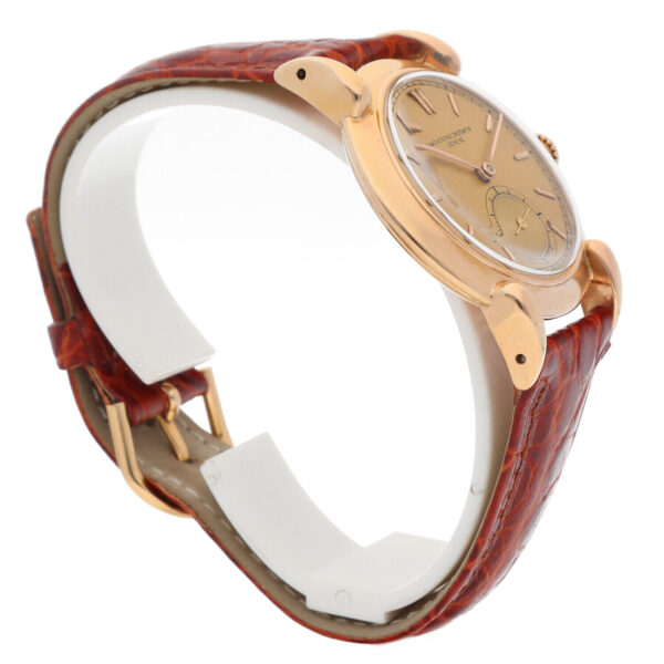 Vintage Vacheron Constantin V453 18k Gold 35mm Leather Manual Wind Wrist Watch 124845110660 4