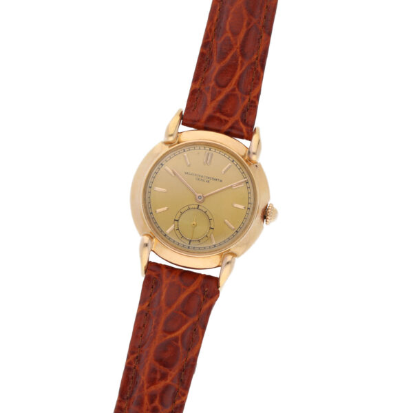 Vintage Vacheron Constantin V453 18k Gold 35mm Leather Manual Wind Wrist Watch 124845110660 5
