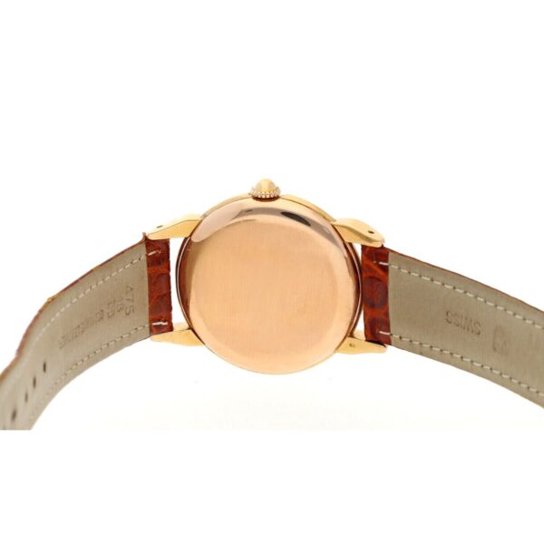 Vintage Vacheron Constantin V453 18k Gold 35mm Leather Manual Wind Wrist Watch 124845110660 6