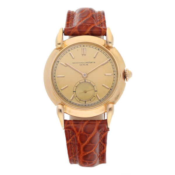 Vintage Vacheron Constantin V453 18k Gold 35mm Leather Manual Wind Wrist Watch 124845110660