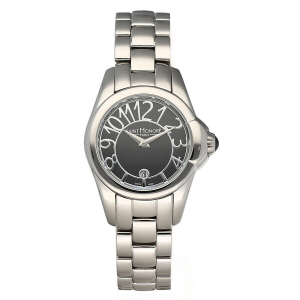 Saint Honore 7411301 I09 Stainless Steel 29mm Black Dial Quartz Womens Watch 115149939331
