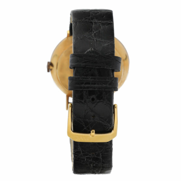 Vintage International Watch Co 18k 750 Yellow Gold 35mm Black Dial Manual Watch 133932249741 5