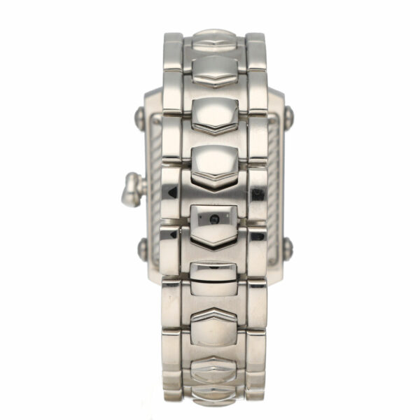 Charriol Columbus 940930 White Dial Steel 30mm Rectangle Quartz Wrist Watch 115031067682 4