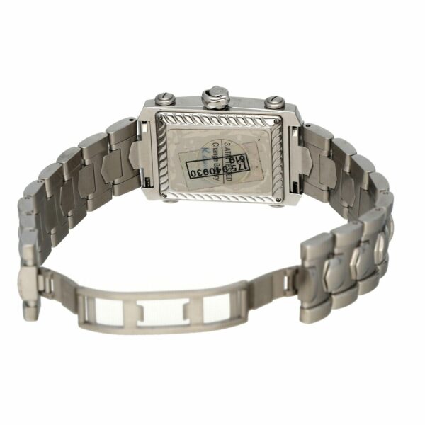 Charriol Columbus 940930 White Dial Steel 30mm Rectangle Quartz Wrist Watch 115031067682 5
