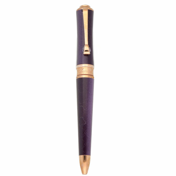 Chopard 95013 0314 Imperiale Purple Cat Eye Floral Glitter 52 Rollerball Pen 133948749352 3