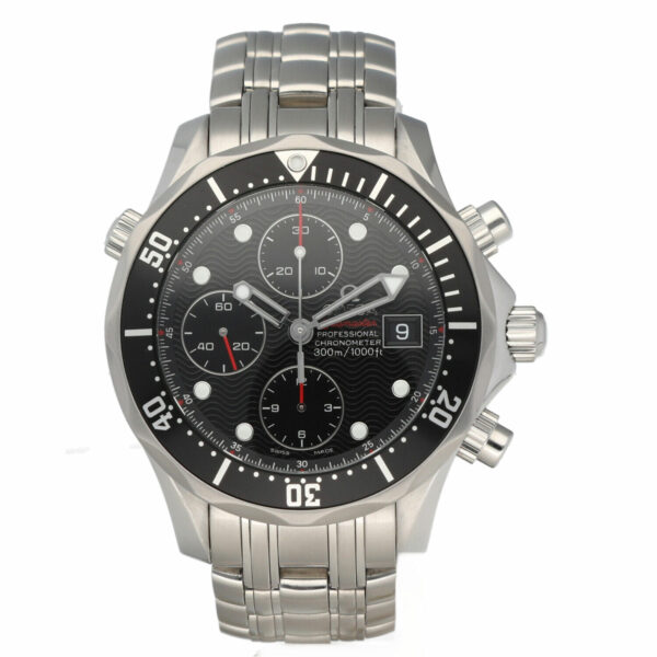 Omega Seamaster Professional Chronograph Black Dial 41mm Automatic Wrist Watch 125015109032 2