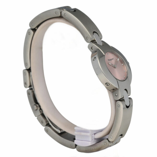Pequignet 356 Stainless Steel 24mm Round Pink Dial Quartz Swiss Womens Watch 134004255502 3