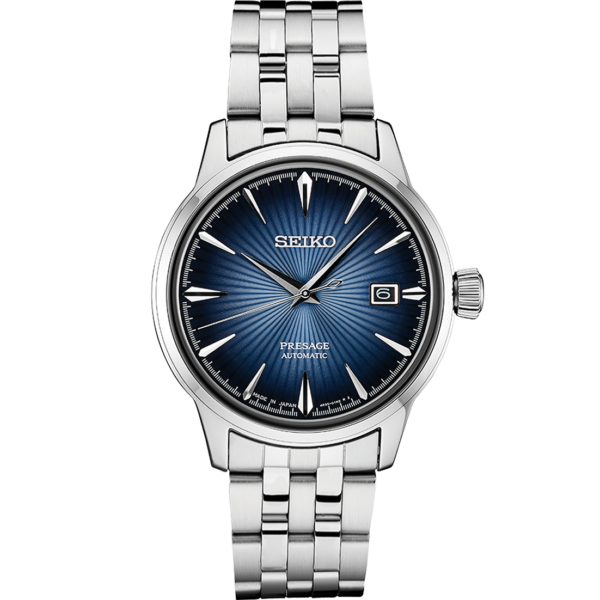 Seiko Presage SRPB41 Stainless Steel Blue Dial 405mm Automatic Mens Watch 115041192372