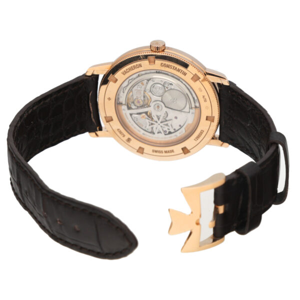 Vacheron Constantin Traditionnelle 43075000R 18k Rose Gold 41mm Automatic Watch 124940155502 5