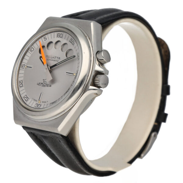 Vintage Lemania Regatta Racing Stainless Steel 40mm Automatic Wrist Watch 124966431502 2