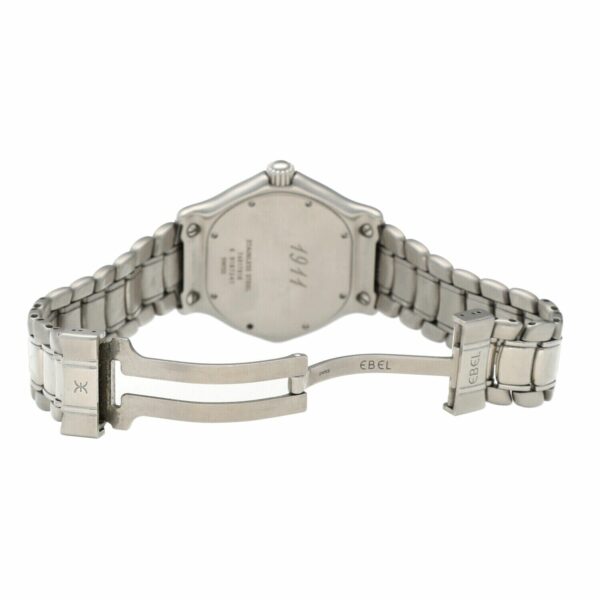 Ebel 1911 9187241 Stainless Steel 38mm Gray Arabic Dial Swiss Quartz Wrist Watch 133846280373 6