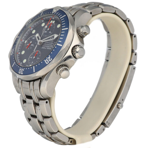 Omega Seamaster Professional Chronograph Blue Dial 42 mm Automatic Wrist Watch 133973689323 2