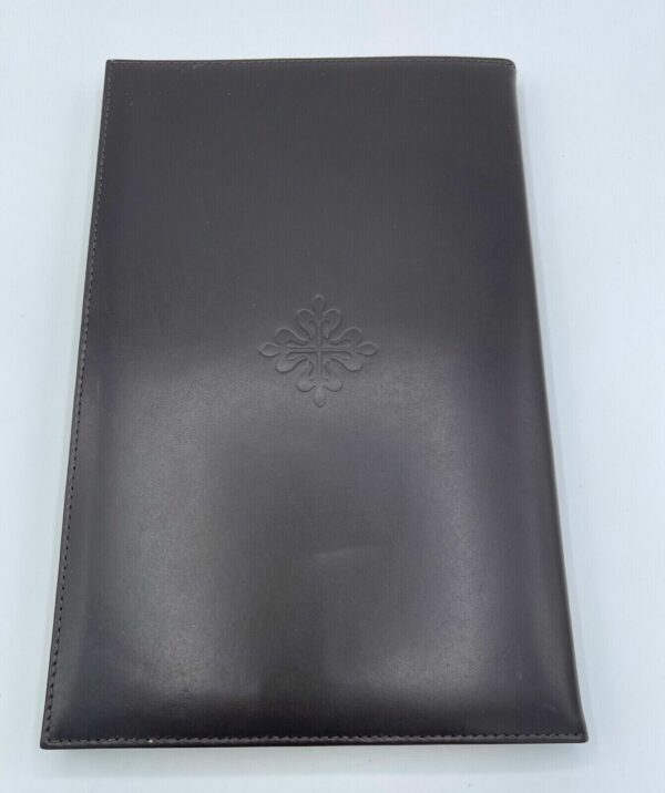 Patek Philippe Folding Counter Brown Faux Leather Long Watch Pad 80 x 12 133936711533 2