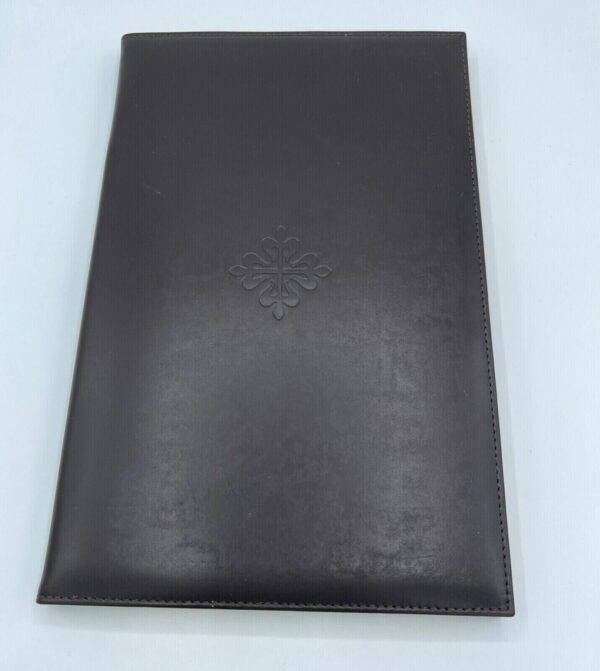 Patek Philippe Folding Counter Brown Faux Leather Long Watch Pad 80 x 12 133936711533