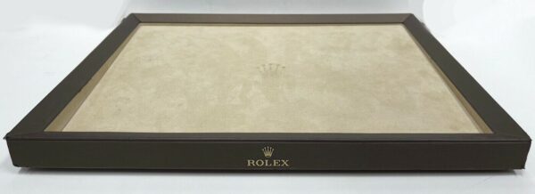 Rolex Crown Suede Beige Presentation 3 Piece Presentation Watch Tray Pad 133936795193 4
