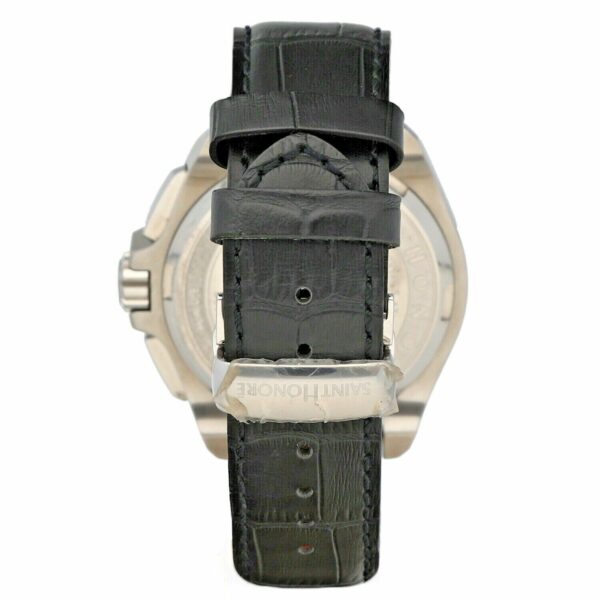 Saint Honore 8850651 J09 Chronograph 46 mm Steel Leather Quartz Mens Watch 133969943493 4