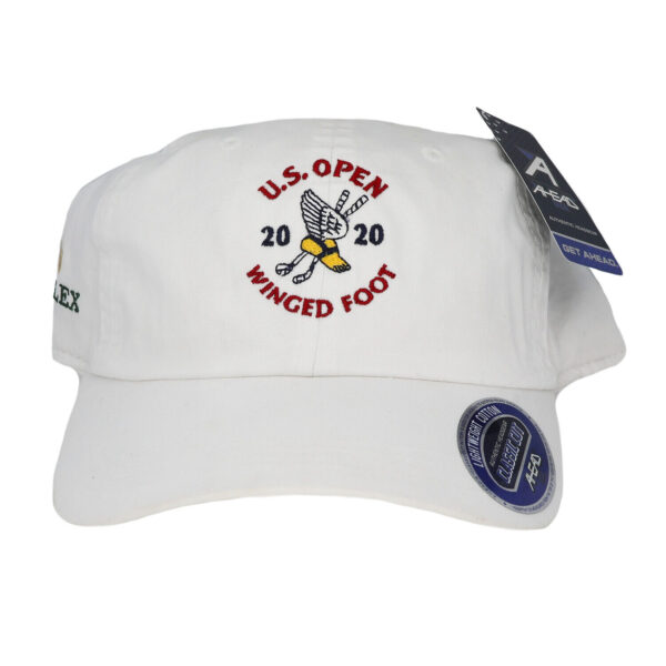 Ahead Lightweight US Open 2020 Winged Foot Rolex 100 Cotton White Hat Cap 115233406724