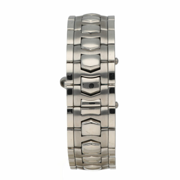 Charriol Colvmbvs CCSTRM 5163 Black Dial Rectangle 20mm Steel Quartz Wrist Watch 115050161034 4