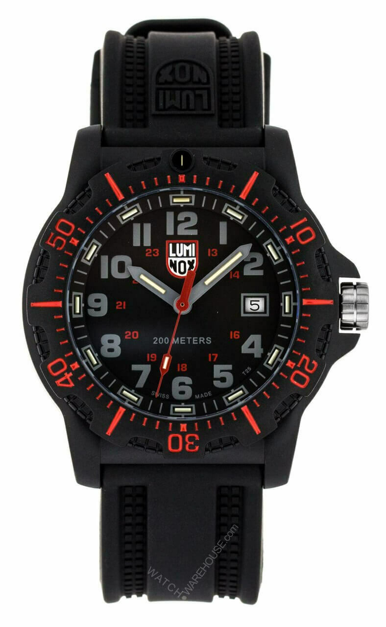 Luminox-Black-OPS-XL8895-Carbon-Compound-45mm-Black-Rubber-Quartz-Mens-Watch-115183603454