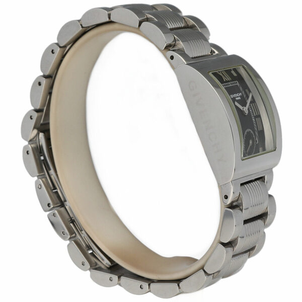 Givenchy Parabolic 92434662 23mm Steel Black Roman Rectangle Quartz Wrist Watch 133976928435 3