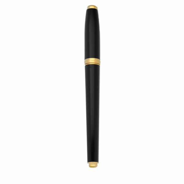 ST Dupont Fidelio Black Lacquer 53 Fountain Pen 14k 585 Nib M Snap Cap 115091641965 3