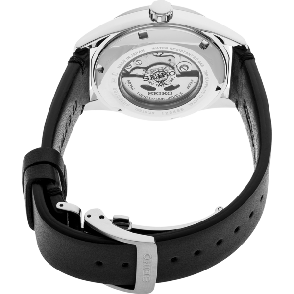 Seiko Prospex Alpinist SPB159 Black Dial 38mm Steel Leather Automatic Mens Watch 124985880455 3