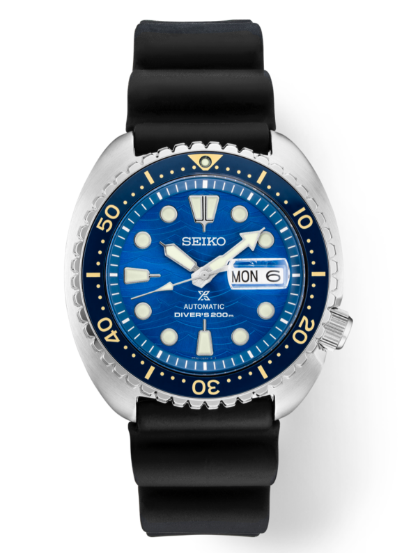 Seiko SRPE07 Prospex Blue Dial 45mm Steel Rubber Diver Automatic Mens Watch 124839134305