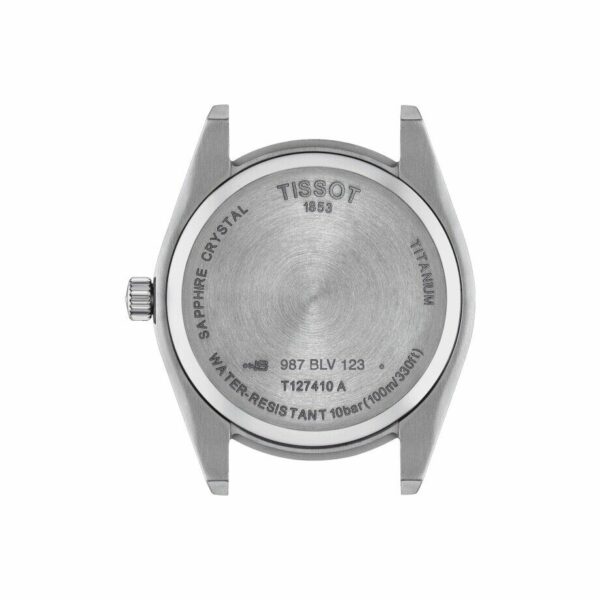 Tissot T1274104408100 Gentleman Titanium 40mm Gray Dial Quartz Mens Watch 134008008775 4