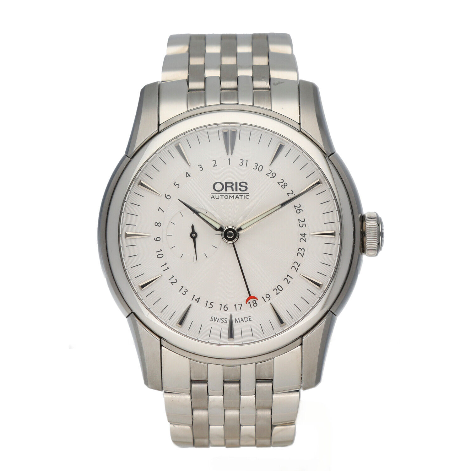 Oris-Artelier-01-744-7665-4051-Small-Second-42mm-Steel-Automatic-Mens-Watch-133920894146