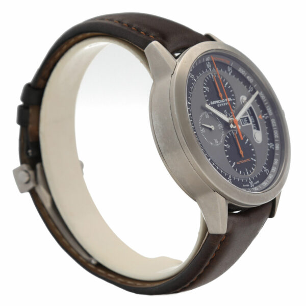 Raymond Weil 7745 Freelancer Chronograph Titanium Leather Automatic Wrist Watch 133850515406 3