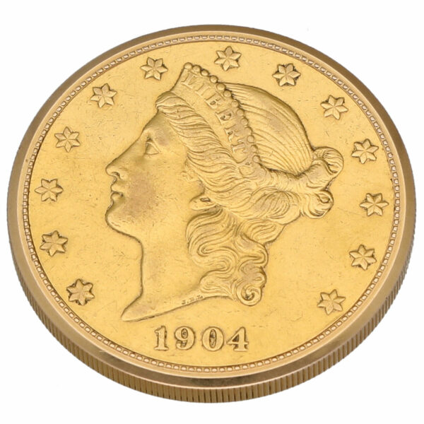 Blancpain 1904 Twenty Dollars 20 Liberty Coin 18k Yellow Gold Desk Clock 125057539077 4