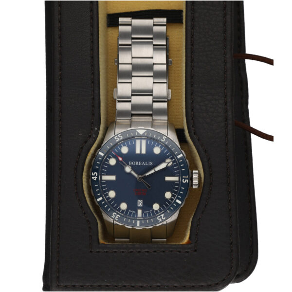 Borealis Oceanaut Cascais 300m Blue Stainless Steel Automatic Diver Wrist Watch 124967295167 7
