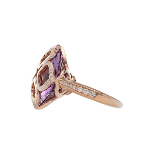 Chopard 829563 5011 Imperiale Ring Rose Gold 750 Diamonds Amethyst 21ct Size 54 124910426847 5