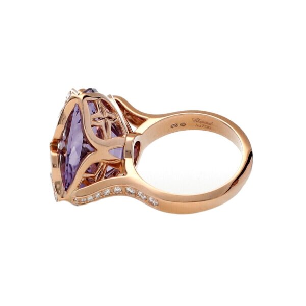 Chopard 829563 5011 Imperiale Ring Rose Gold 750 Diamonds Amethyst 21ct Size 54 124910426847 6