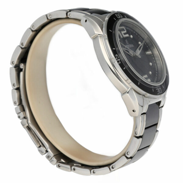 Festina F16395 Black Ceramic Stainless Steel 41mm Black Dial Quartz Wrist Watch 115130402547 3