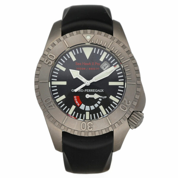 Girard Perregaux 49940 Sea Hawk II Pro 46 mm Rubber Diver Automatic Mens Watch 133999109427