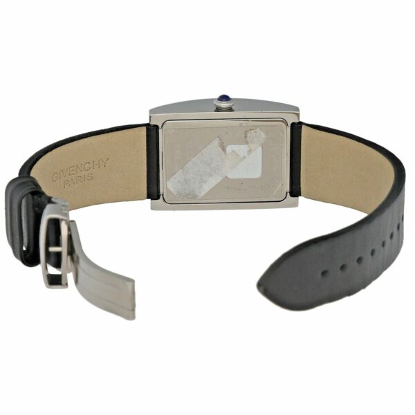 Givenchy Parabolic 92434662 29mm Steel Rectangle Leather Quartz Unisex Watch 133976934547 5