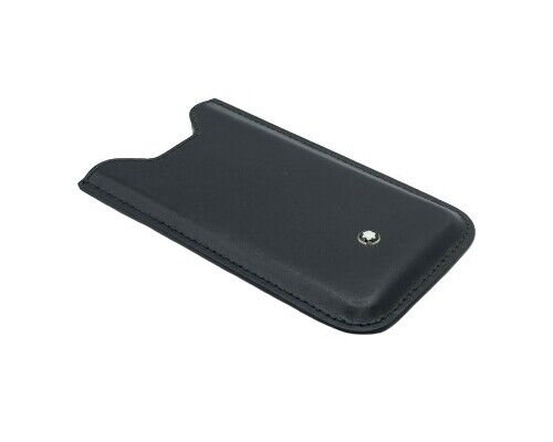 MONTBLANC Meisterstuck 110000 Black Calf Leather Smartphone Case 55S 133863394697