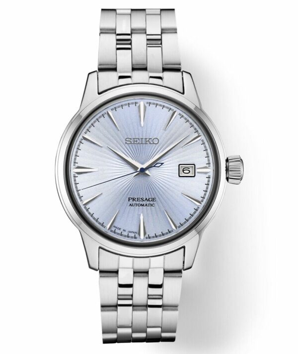 Seiko Presage SRPE19 Stainless Steel Ice Blue Dial 405mm Automatic Mens Watch 133908533677
