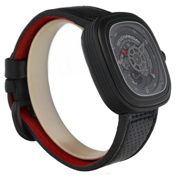 Sevenfriday SF P301 A0209 Industrial Racer 48mm Black PVD Automatic Mens Watch 115205289867 3
