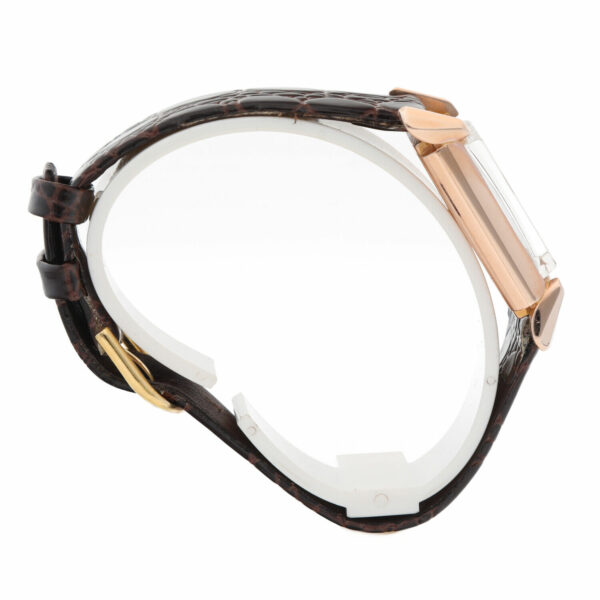 Bulova 14k Rose Gold Copper Dial Fancy Lugs Rectangle Manual Wind Wrist Watch 124845049228 5