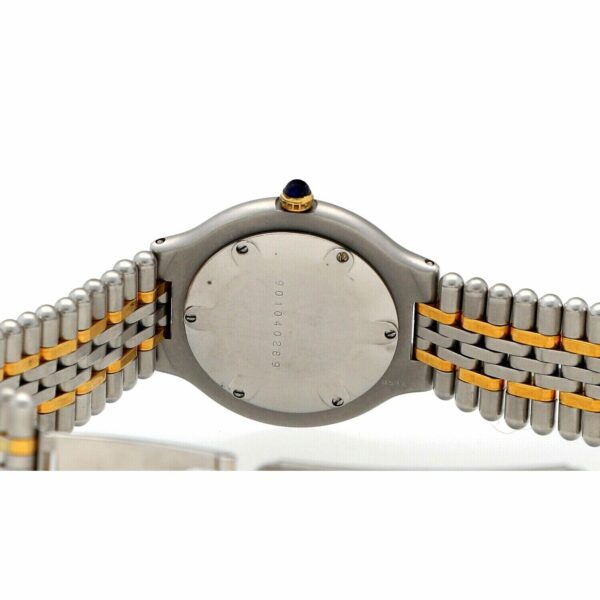 Cartier must de 21 Steel Gold Plated 31mm White Dial Swiss Quartz Womens Watch 114932229308 8