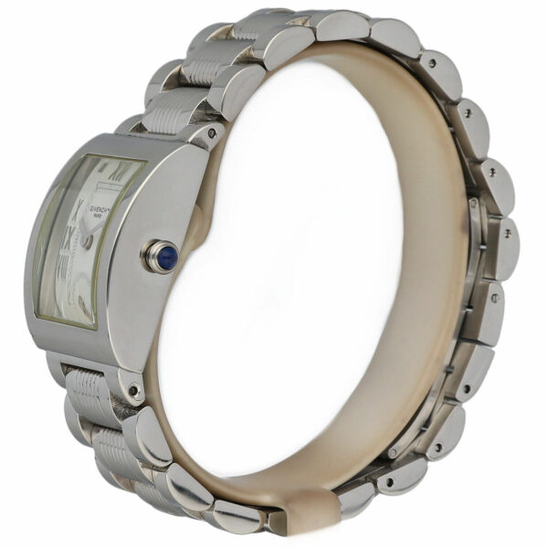 Givenchy Parabolic 92434662 23mm Steel White Roman Rectangle Quartz Wrist Watch 133976930938 2