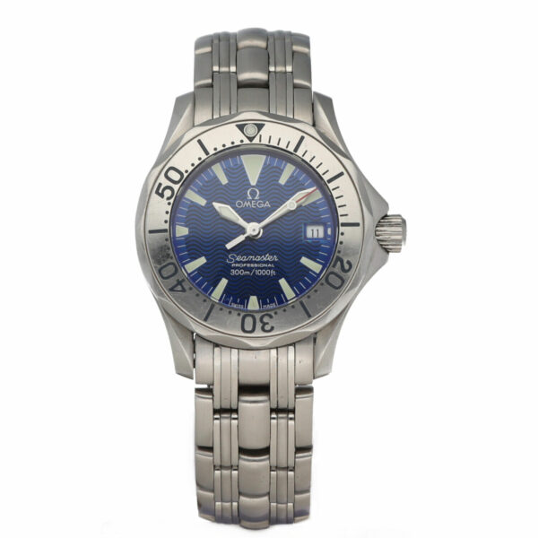 Omega Seamaster Diver 300M Blue Dial 29mm Stainless Steel Quartz Ladies Watch 125010009598