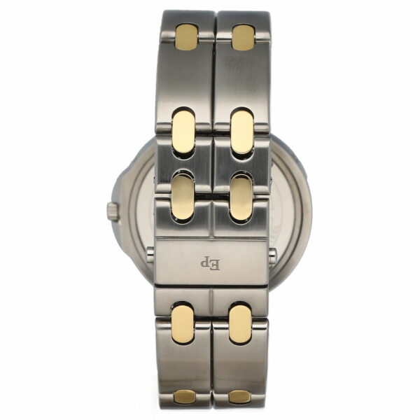 Pequignet 100 18k GoldSteel 38mm Round Silver Dial Swiss Quartz Wrist Watch 134004285978 4